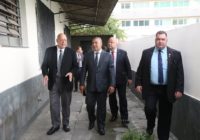 Fernando Zorzenon, visitou a futura sede do TRT em Campo Grande – Mauro Pereira, Sidney Barroso e Nelson José (Dir.) o acompanharam