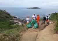 Lixo nas trilhas preocupa moradores da Barra de Guaratiba