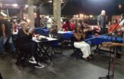 Grupo Bicho de 5 Cabeças e a Pizzaria e Churrascaria Chumbinho roubam à cena no Largo do Rio da Prata Grupo Bicho de 5 Cabeças e a Pizzaria e Churrascaria Chumbinho roubam à cena no Largo do Rio da Prata