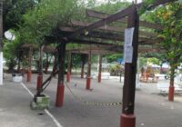 Ambarj interdita parte da praça no Largo Ludgero