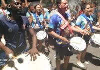 Sereno de Campo Grande ensaiou na rua para o desfile técnico de sábado (20.01) na Sapucaí